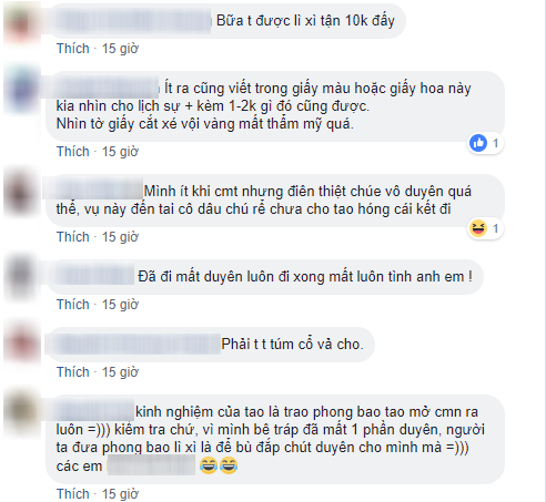 Trao phong bao lì xì rút hết tiền còn đính kèm mẩu giấy kém duyên, mấy nàng bê tráp bị ném đá rào rào-2