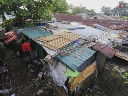 Khu ổ chuột của hơn 15.000 người sống 