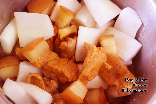 Cuối tuần làm thịt kho củ cải đậm đà, mềm thơm dụ cả nhà ăn cơm-3