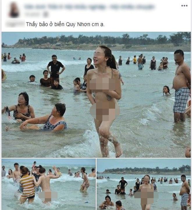 Danh tính bất ngờ của cô gái xinh đẹp khỏa thân ở bãi biển Quy Nhơn xôn xao MXH-1