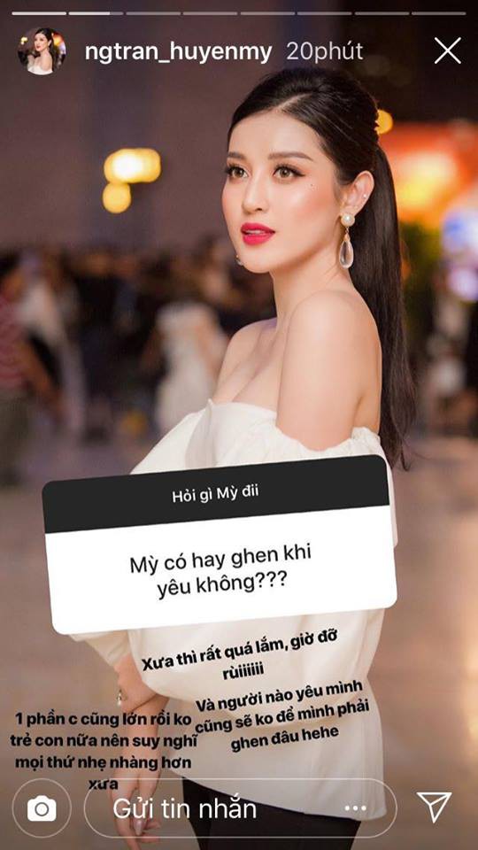 Á hậu Huyền My tiết lộ từng rất ghen tuông trong tình yêu và thừa nhận đang sợ ế”-1