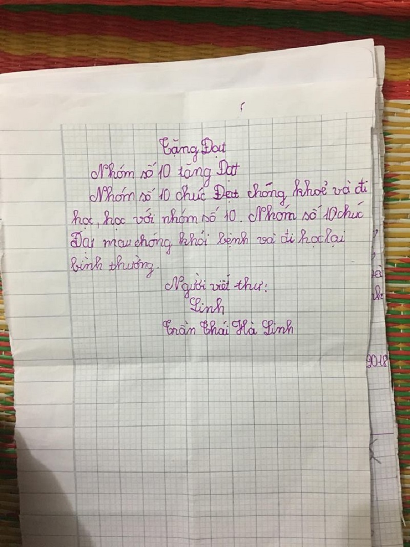 Bị ngã trật chân, cậu bé lớp 4 bất ngờ nhận được xấp thư hỏi thăm từ bạn bè-7