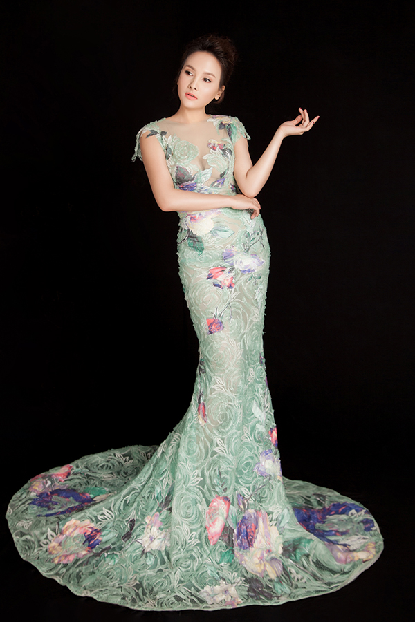Bảo Thanh đẹp lộng lẫy trong trang phục dạ hội được thiết kế riêng-1