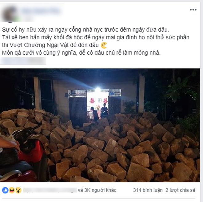 Sự thật món quà cưới” toàn đá tảng của chàng trai tặng người yêu cũ trước đêm đón dâu-1