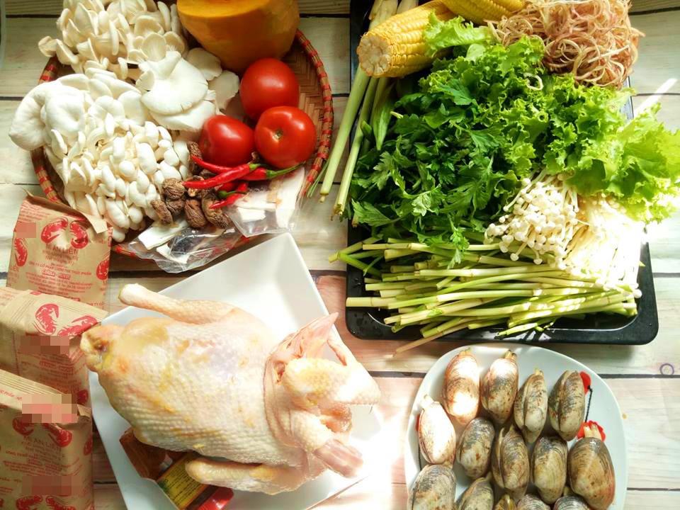 Cách làm lẩu gà thập cẩm nóng hổi, vừa ăn vừa thổi-1