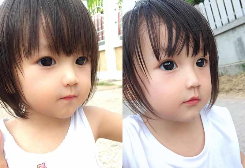 Dân mạng dậy sóng với bé gái có khuôn mặt búp bê sống, nhìn đến mẹ mới hiểu tại sao-4