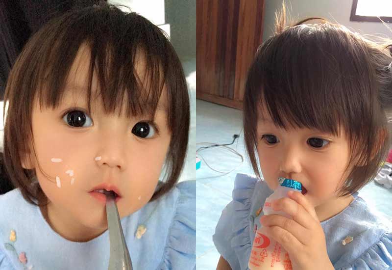 Dân mạng dậy sóng với bé gái có khuôn mặt búp bê sống, nhìn đến mẹ mới hiểu tại sao-6