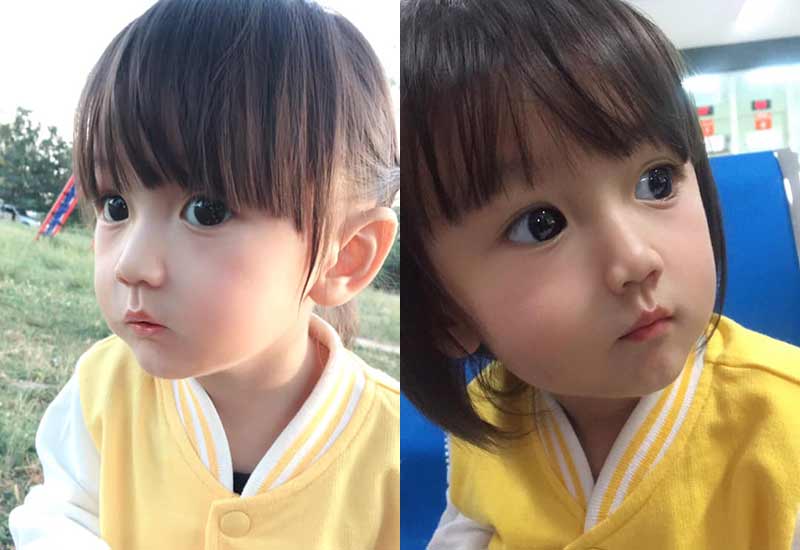 Dân mạng dậy sóng với bé gái có khuôn mặt búp bê sống, nhìn đến mẹ mới hiểu tại sao-12