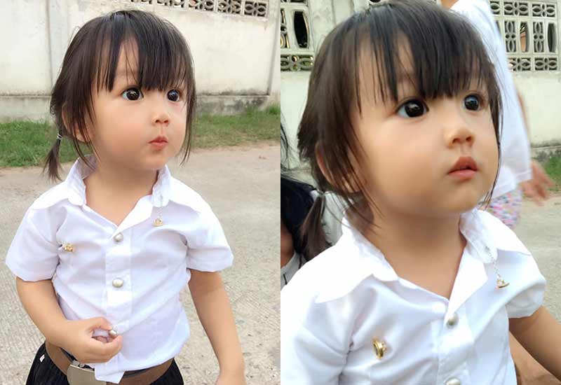 Dân mạng dậy sóng với bé gái có khuôn mặt búp bê sống, nhìn đến mẹ mới hiểu tại sao-13