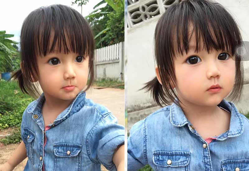 Dân mạng dậy sóng với bé gái có khuôn mặt búp bê sống, nhìn đến mẹ mới hiểu tại sao-14