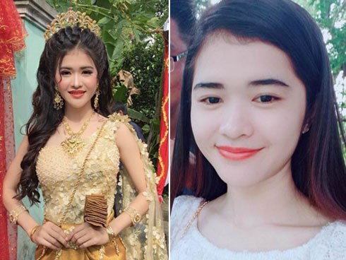 Sự thật bất ngờ đằng sau nhan sắc cô dâu Khmer được khen xinh hơn hoa hậu!