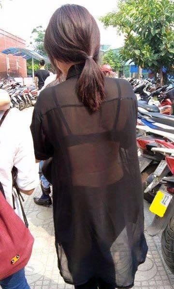 Sinh viên trưng thời trang phản cảm ở giảng đường-2