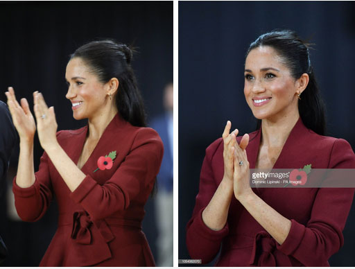 Lần đầu để tóc búi nửa, Công nương Meghan được cư dân mạng khen hết lời vì xinh lại cá tính-1