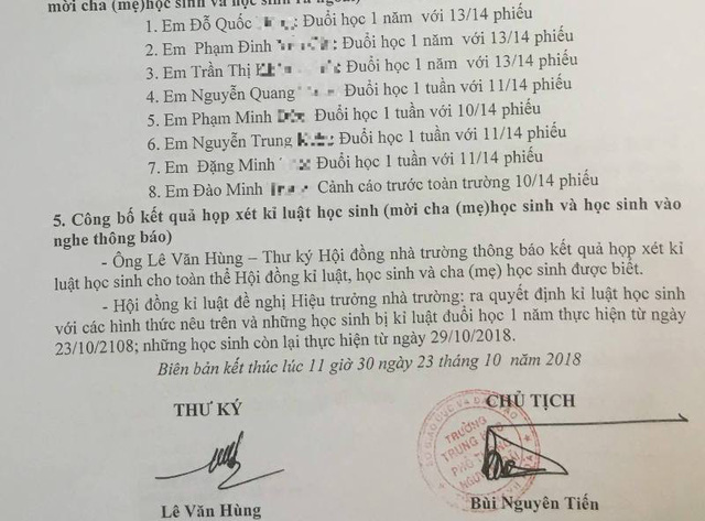 Xúc phạm thầy cô trên Facebook, 7 học sinh THPT bị đuổi học-2