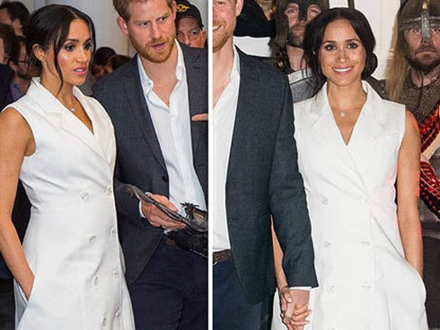 Công nương Meghan Markle để lộ di chứng dao kéo sau 16 ngày công du cùng chồng-5