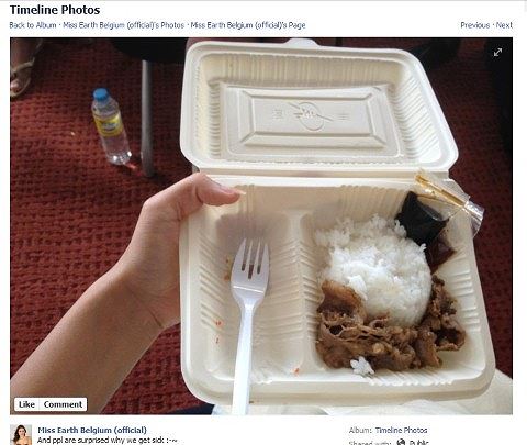 TIN ĐƯỢC KHÔNG: Thí sinh dự thi Hoa hậu Trái Đất mà ăn uống bốc tay phát gớm chẳng khác nào dân tị nạn-11