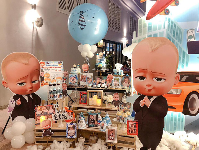 Tiệc sinh nhật 5 sao của cậu ấm Sữa chủ tịch nhà Hằng Túi: Ngập tràn hình ảnh Boss Baby và Halloween-3