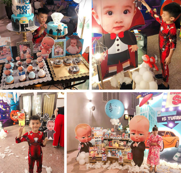Tiệc sinh nhật 5 sao của cậu ấm Sữa chủ tịch nhà Hằng Túi: Ngập tràn hình ảnh Boss Baby và Halloween-4