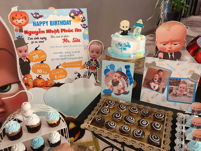 Tiệc sinh nhật 5 sao của cậu ấm Sữa chủ tịch nhà Hằng Túi: Ngập tràn hình ảnh Boss Baby và Halloween-6