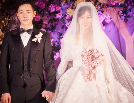 Hình ảnh lễ cưới đẹp như mơ của Đường Yên và La Tấn chính thức được tung ra