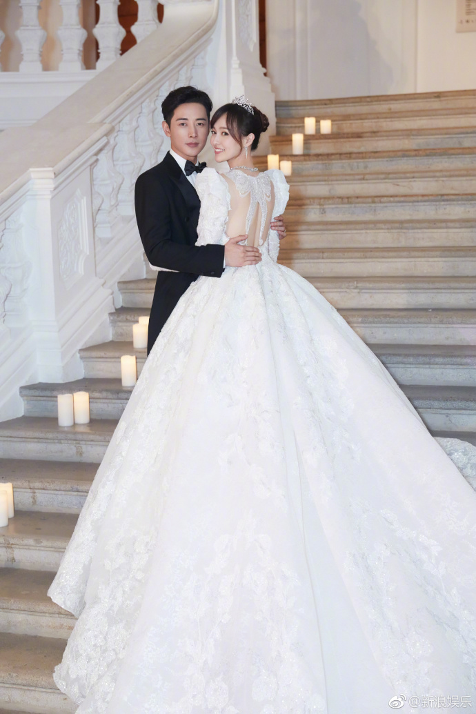 Hình ảnh lễ cưới đẹp như mơ của Đường Yên và La Tấn chính thức được tung ra-1