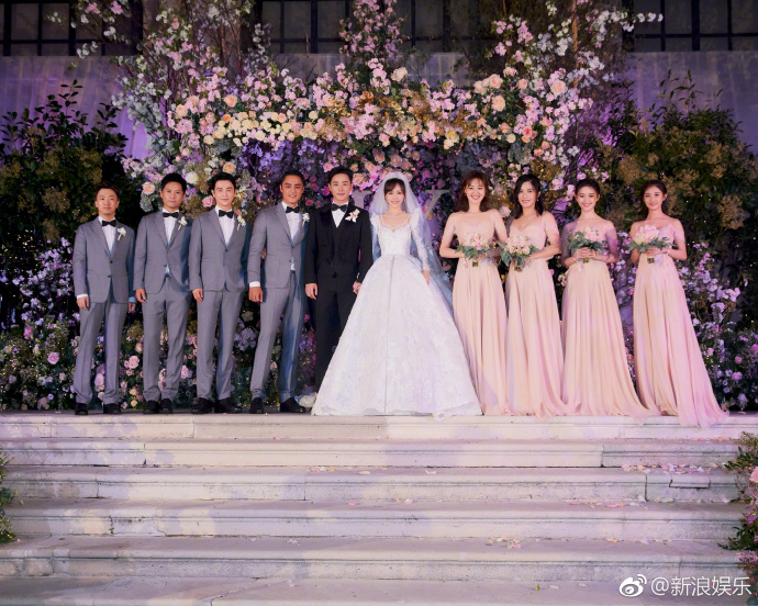 Hình ảnh lễ cưới đẹp như mơ của Đường Yên và La Tấn chính thức được tung ra-8