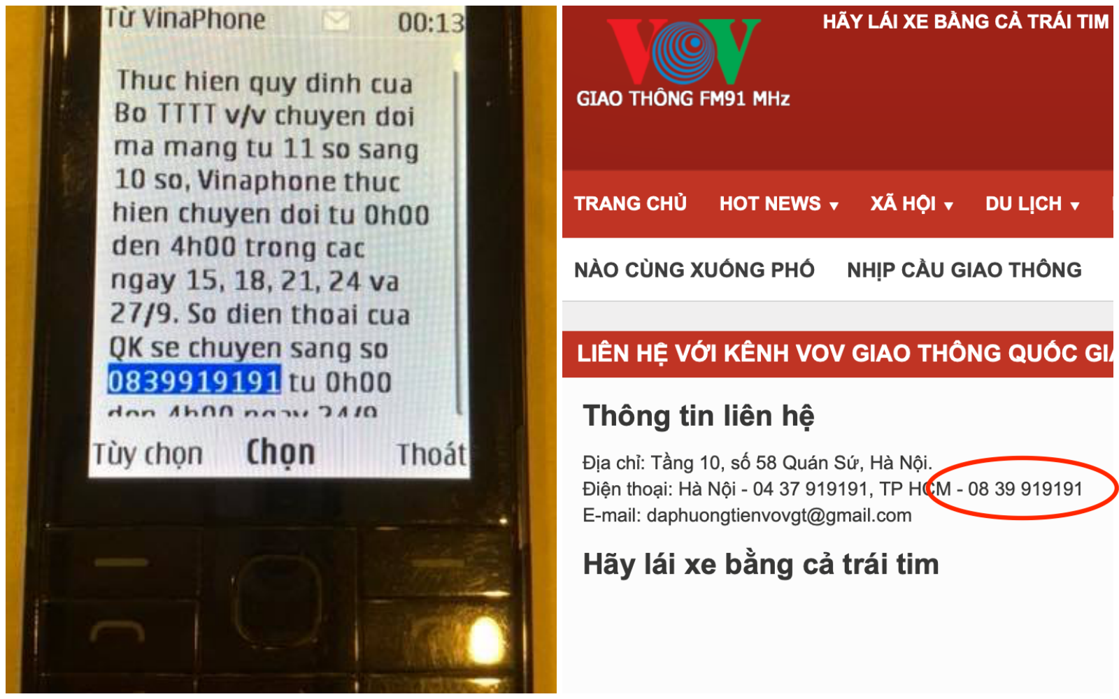 Hy hữu: Thanh niên nhận hàng trăm cuộc gọi lạ mỗi ngày vì có số điện thoại trùng với hotline của VOV Giao thông-1