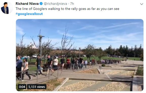 Ảnh nhân viên Google đình công chống quấy rối tình dục trên toàn cầu-16