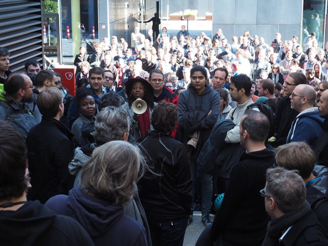 Ảnh nhân viên Google đình công chống quấy rối tình dục trên toàn cầu-4