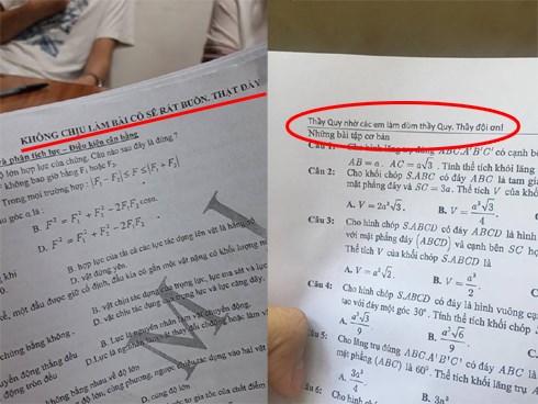 Giáo viên Đắk Lắk năn nỉ học trò: 'Không chịu làm bài cô sẽ rất buồn'
