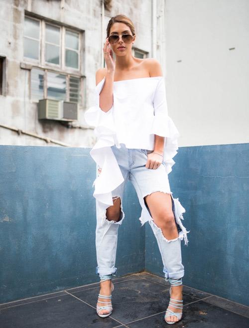 Quần rách hở đùi như Tâm Tít, mặc sao không phản cảm?-9