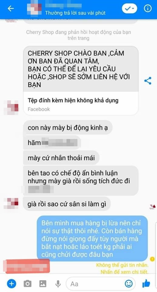 Bị chê đăng ảnh 1 đằng bán 1 nẻo, chủ shop trở mặt, mắng khách: Con này bị động kinh ạ?-5