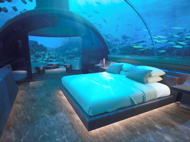 Bên trong khách sạn dưới biển đầu tiên trên thế giới, nơi bạn có thể ngủ cạnh cá mập với chi phí 1 tỷ/1 đêm-7