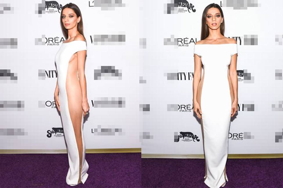 Những chiếc váy hở nửa người đầy thị phi của sao-4