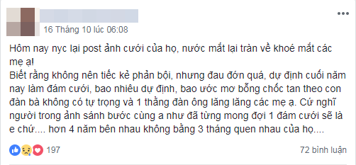 Cô gái bị bạn trai lâu năm đá để cưới người mới quen, 10 hôm sau nhận được tin nhắn sốc-1