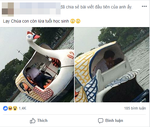 Phát hiện cặp đôi có hành động lạ khi đạp vịt giữa hồ, dân mạng hùa nhau cầu cho lật vịt-1