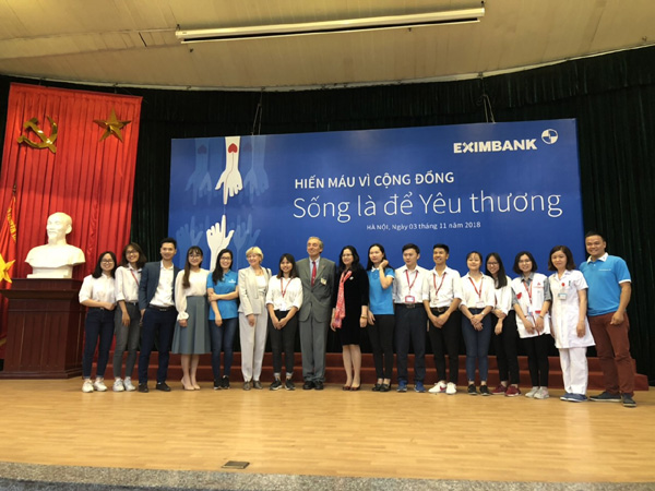Sôi nổi ngày hội hiến máu vì cộng đồng 2018 Eximbank-3