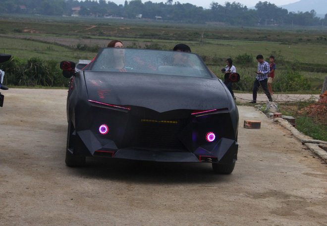 Cận cảnh siêu xe mui trần Lamborghini chờ ngày rước dâu được chế từ xe đồng nát của 9X Hà Tĩnh-13