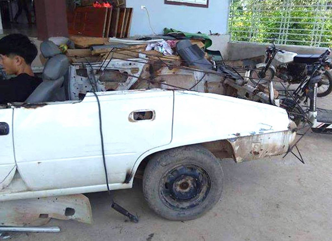 Cận cảnh siêu xe mui trần Lamborghini chờ ngày rước dâu được chế từ xe đồng nát của 9X Hà Tĩnh-4