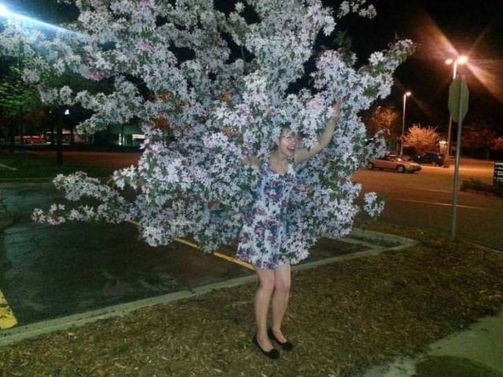 Dở khóc dở cười khi trang phục bỗng hòa quyện vào cảnh nền xung quanh, biến những người này thành ninja bất đắc dĩ-5