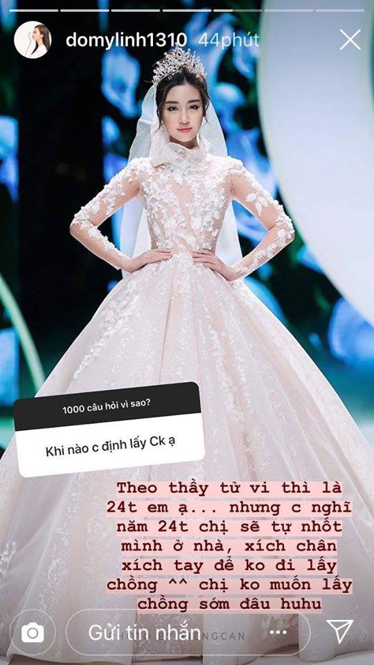 Kết thúc nhiệm kỳ, Hoa hậu Đỗ Mỹ Linh chuyển từ nhạt” sang nhây” khi thường xuyên nói chuyện kiểu này với fan-1