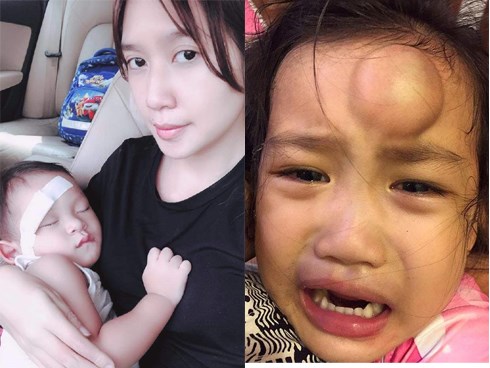 Những lần sao Việt bức xúc, xót xa vì con gặp tai nạn, thương nhất là con Ốc Thanh Vân