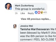 Ngạc nhiên chưa, Mark Zuckerberg vừa vào một nhóm 'chơi meme' trên Facebook, lại còn 'comment dạo' rất hăng nữa chứ