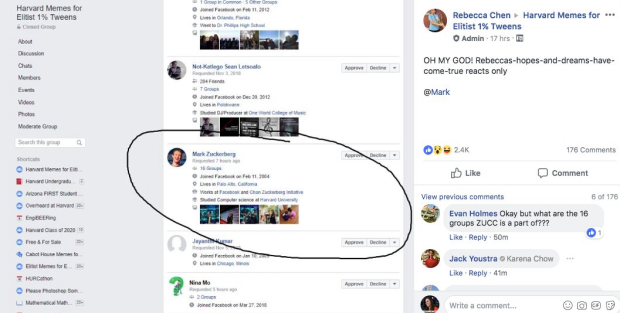 Ngạc nhiên chưa, Mark Zuckerberg vừa vào một nhóm chơi meme trên Facebook, lại còn comment dạo rất hăng nữa chứ-1