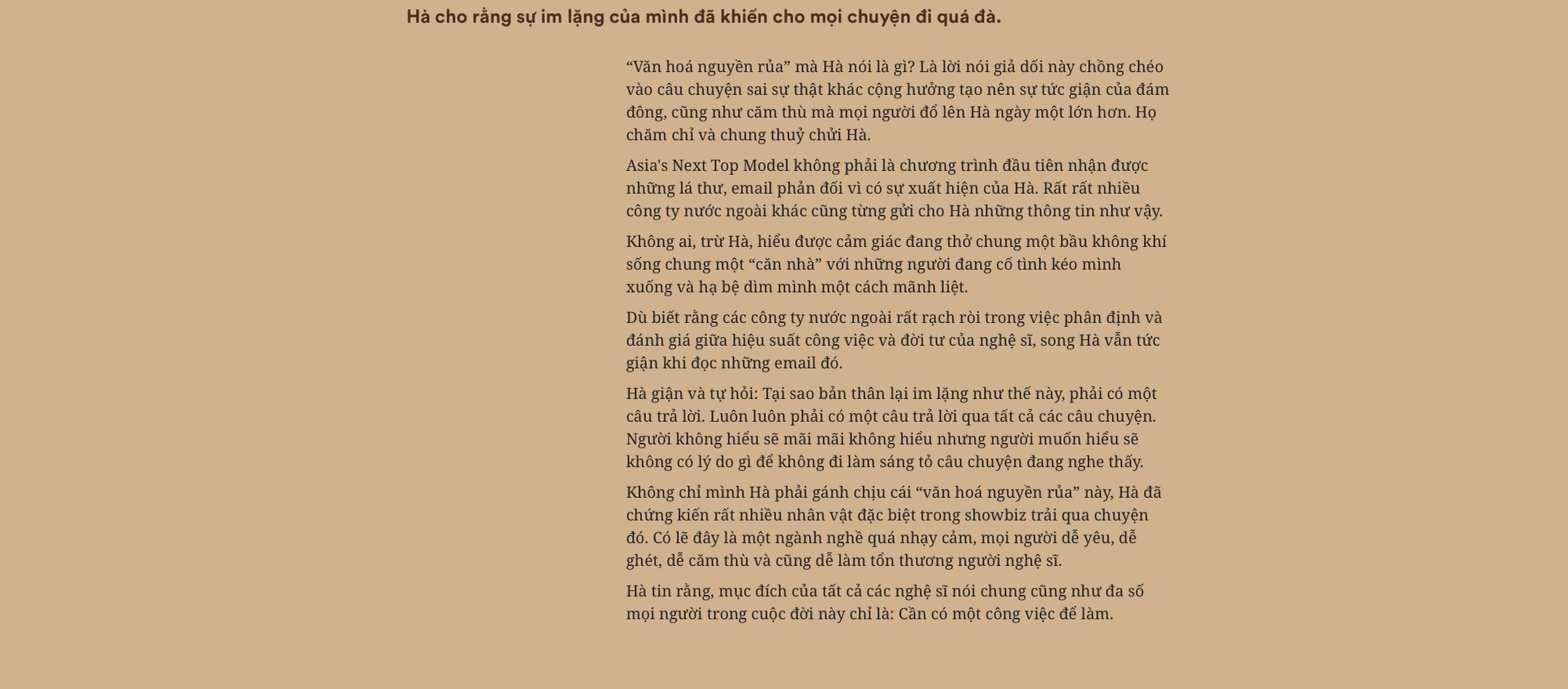 Hồ Ngọc Hà: Không bao giờ làm điều gì để những người phụ nữ khác phải đau lòng giống như lời đồn-5