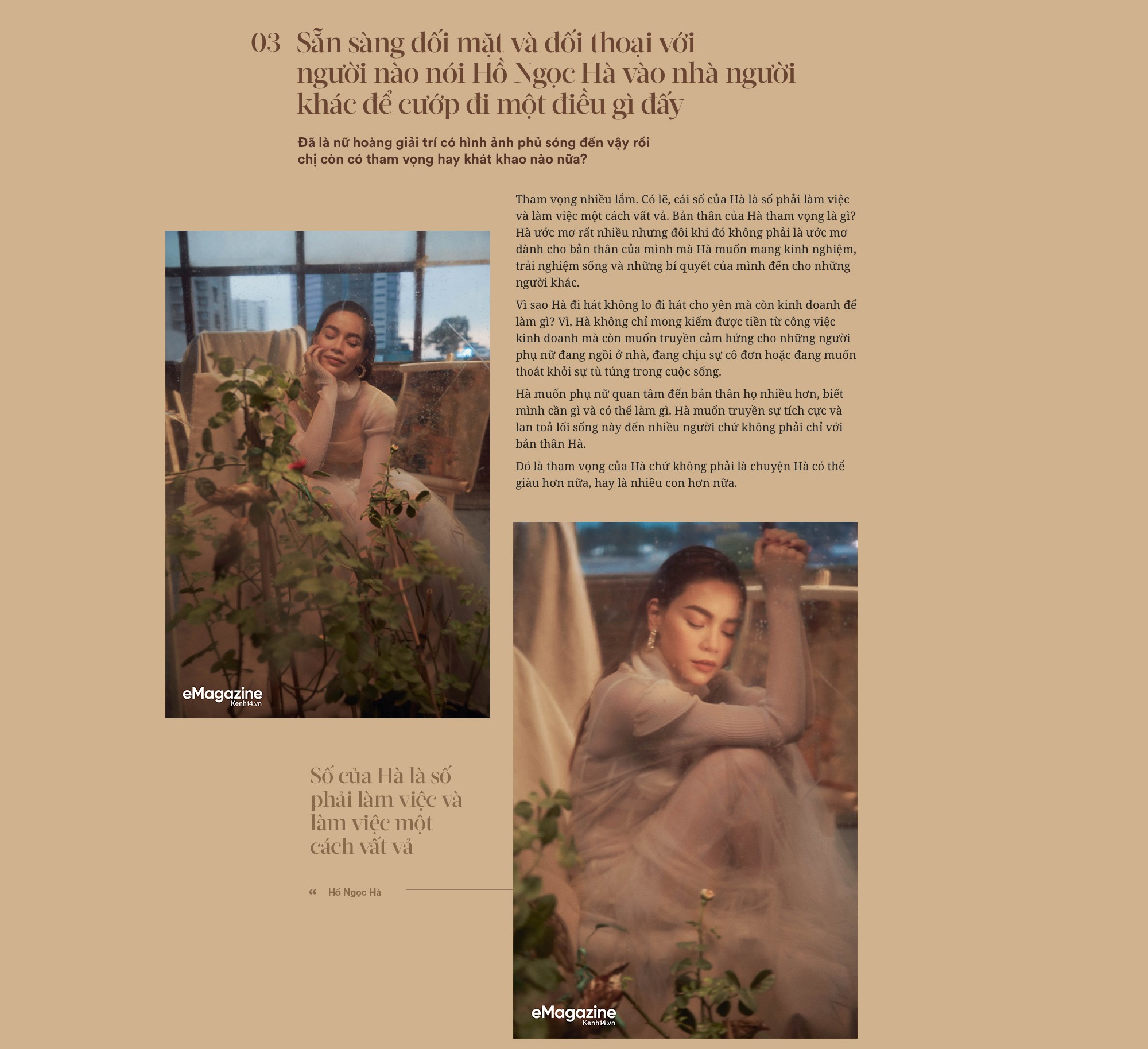 Hồ Ngọc Hà: Không bao giờ làm điều gì để những người phụ nữ khác phải đau lòng giống như lời đồn-8