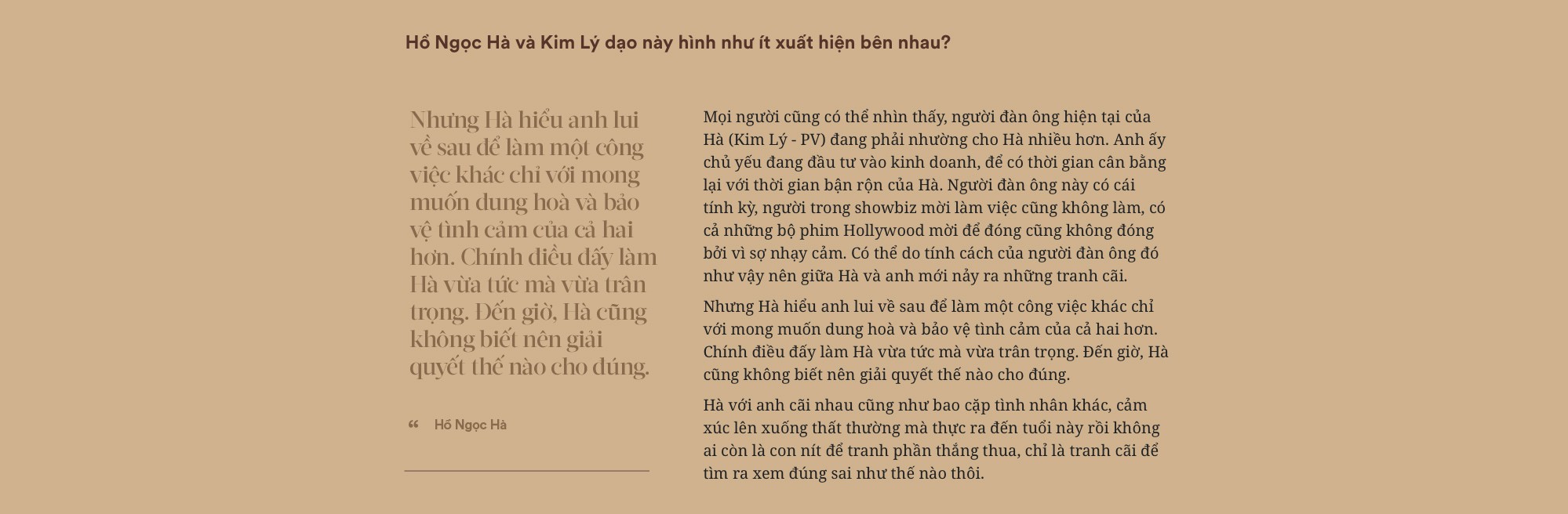 Hồ Ngọc Hà: Không bao giờ làm điều gì để những người phụ nữ khác phải đau lòng giống như lời đồn-13