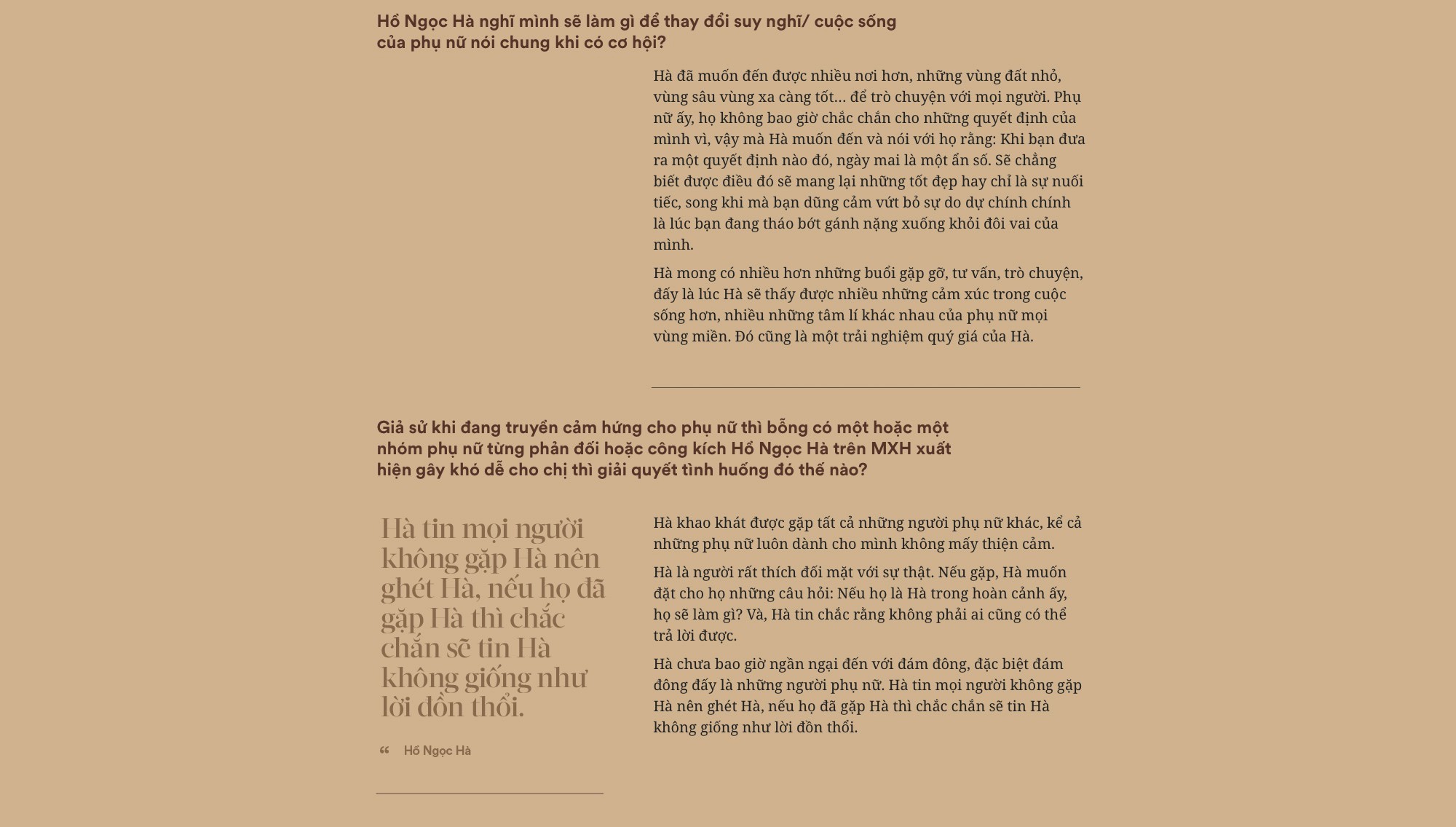 Hồ Ngọc Hà: Không bao giờ làm điều gì để những người phụ nữ khác phải đau lòng giống như lời đồn-9