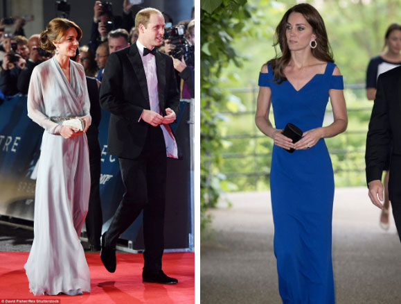 Ai cũng có nhược điểm vóc dáng và Công nương Kate cũng vậy, nhất là khi diện đầm trễ cổ hở vai thế này-6