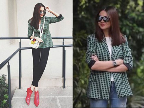 Là siêu mẫu đắt giá nhất Vbiz nhưng Thanh Hằng vẫn diện đi diện lại món đồ bình dân này